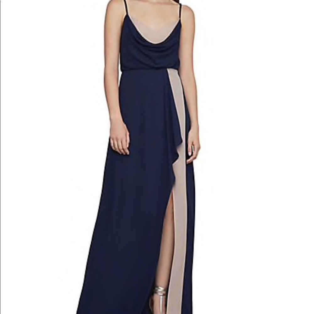 Bcbg Color Block Gown Size 10 - image 1
